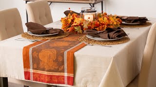 How to Dress Up Your Dining Table for Thanksgiving | DII