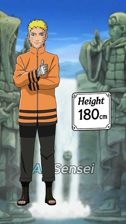 Heights of Naruto Characters in Boruto !! 📐👥 #naruto #boruto