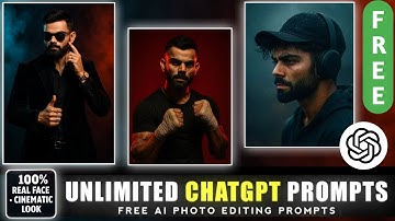 Unlimited Chatgpt Viral Ai Photo Editing Prompts| 100% Real Face Chatgpt Cinematic AiPhoto Editing