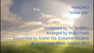 Pangako - Andrei Ola (minus one with lyrics)