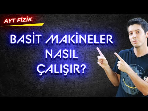 33) Basit Makineler. AYT Fizik Makas Sorusu. Kaldıraç, Pense, El Arabası, Maşa. #aytfizikkamp