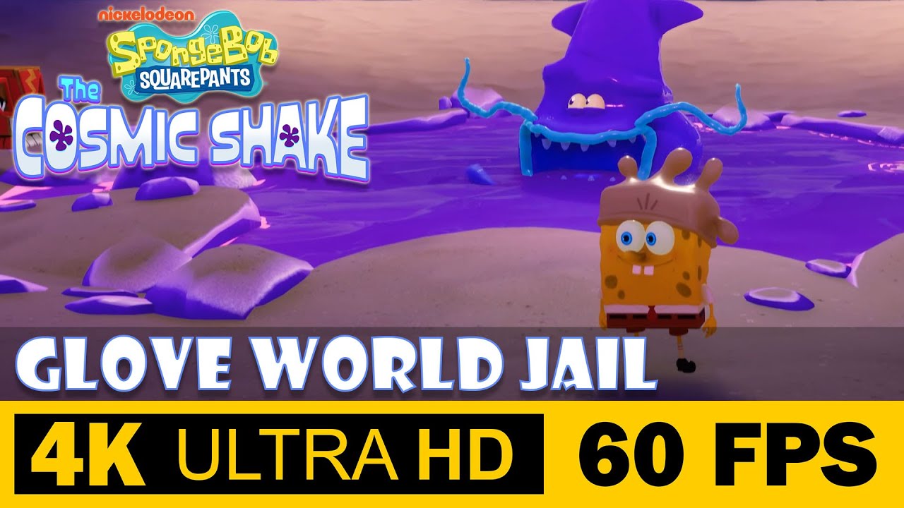 Video thumbnail for Glove World Jail | SpongeBob SquarePants: The Cosmic Shake | Walkthrough, Gameplay, No Commentary
