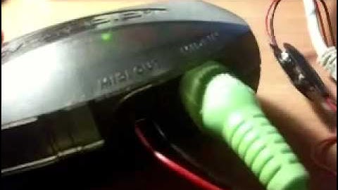 Analog oscillator with MIDI-CV by Arduino (MIDI IN)