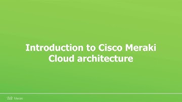 Cisco Meraki Intro Demo