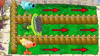 Gatling Pea Vs Snow Pea Vs Repeater Vs Giga Gargantuar Vs Dr. Zomboss - Plants vs Zombies Battlez