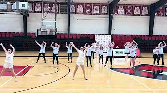 Naomi, Julianne and Cassidy at TVCC Drill Team Camp! Go Boles Stingerettes!