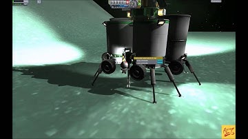 KSP - Mining Kethane on Minmus