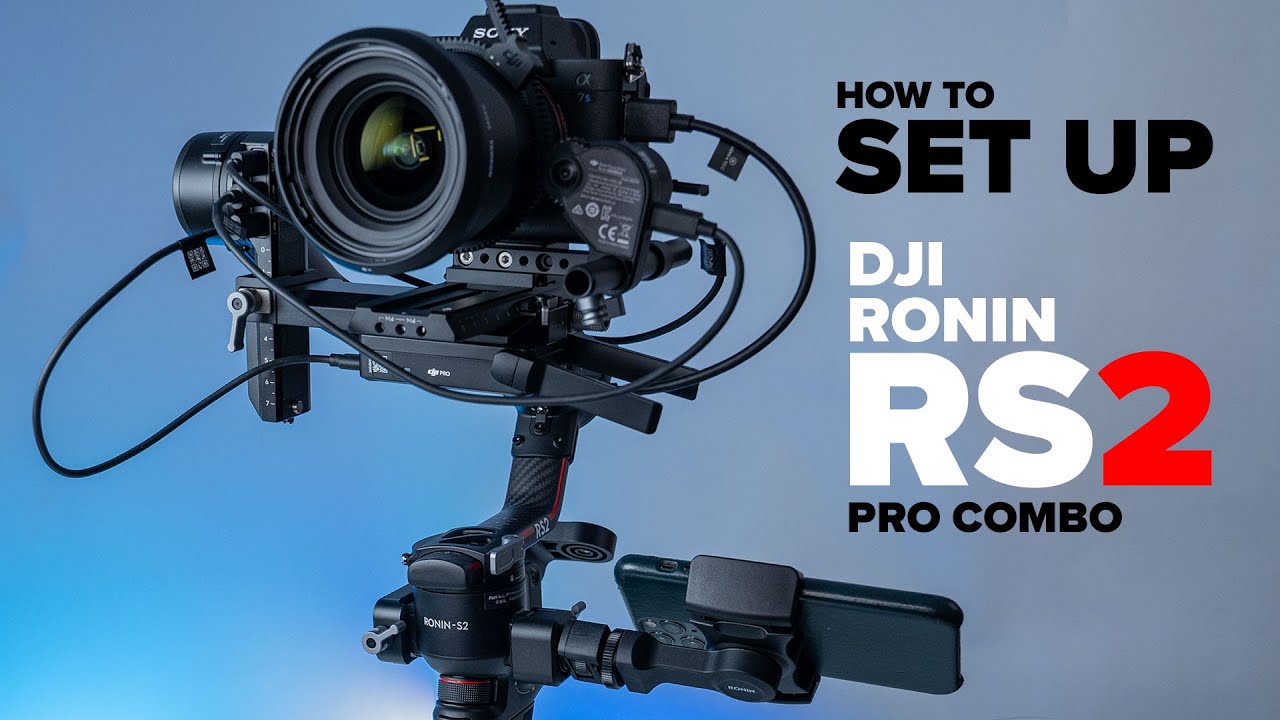 Set up + balance DJI Ronin RS2 Gimbal, Raven Eye + Focus | Pro Combo  tutorial