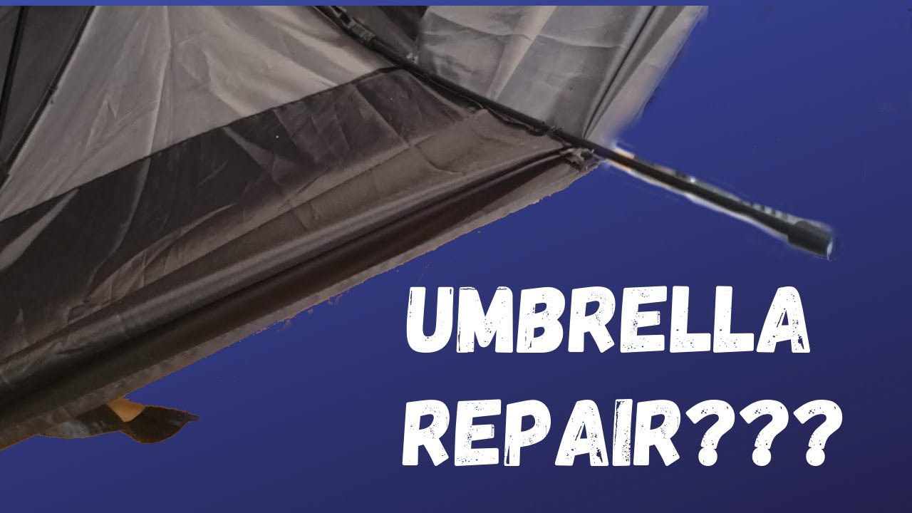 Umbrella Repair DIY Don't throw it away with this easy fix!!! YouTube