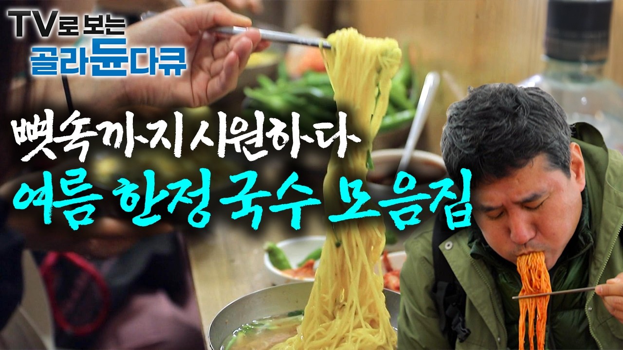 물회부터 시작합니다, 머리에 열나는데 뜨거운 거 말고 시원한 국수 한 그릇｜한국기행｜#골라듄다큐