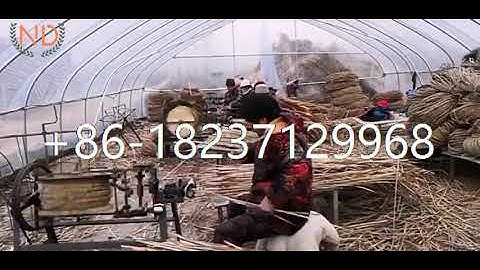 Straw hay rope making machine/ home use mini grass rope weaving machine