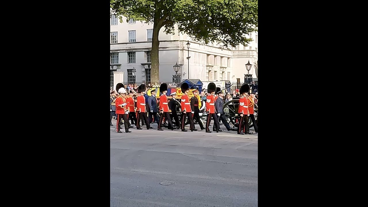 Queen Elizabeth II's coffin procession