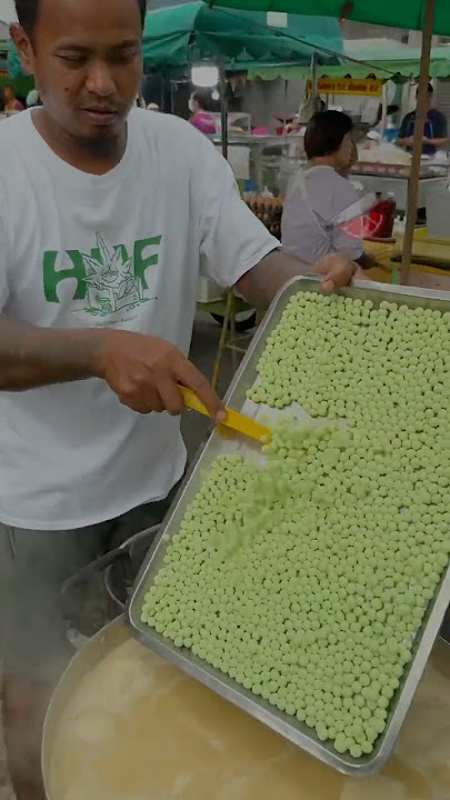 Famous BuaLoy and Sweet Egg Making in Thailand