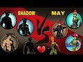 Shadow Fight 2 All Shadow Vs All May (LOVE FIGHT)