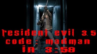 (PC) Resident Evil 3.5: Madman Demo - True Ending Speedrun In (3:58