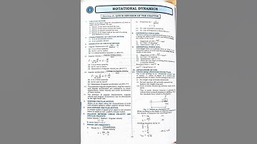 Class 12th Physics Chapter 1. Rotational Dynamics Uttam Best Notes #Maharashtra Board #@studyMakers.