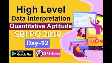 SBI PO 2019: Quantitative Aptitude Questions | High Level Data Interpretation Questions (Day-12)