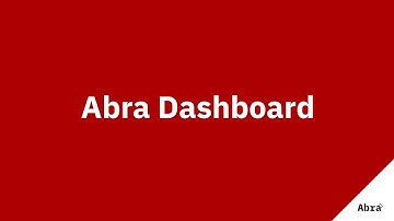 Abra Dashboard