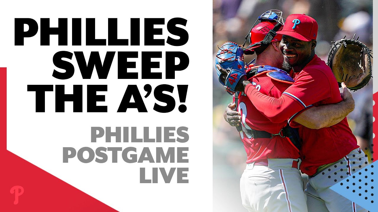 Schwarber, Wheeler power Phillies to series sweep in Oakland Phillies Postgame Live