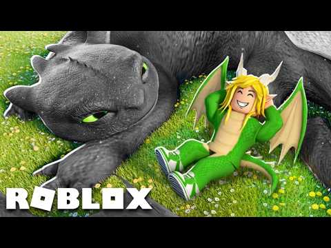 I FOUND NIGHT FURY in NEW HOW TO TRAIN YOUR DRAGON GAME in ROBLOX