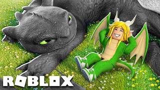 ENCONTRÉ a FURIA NOCTURNA en NUEVO JUEGO de CÓMO ENTRENAR A TU DRAGÓN en ROBLOX
