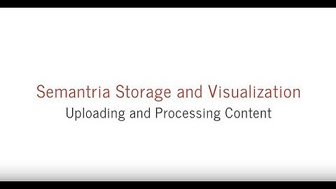 Semantria Storage and Visualization - Uploading and Processing Content