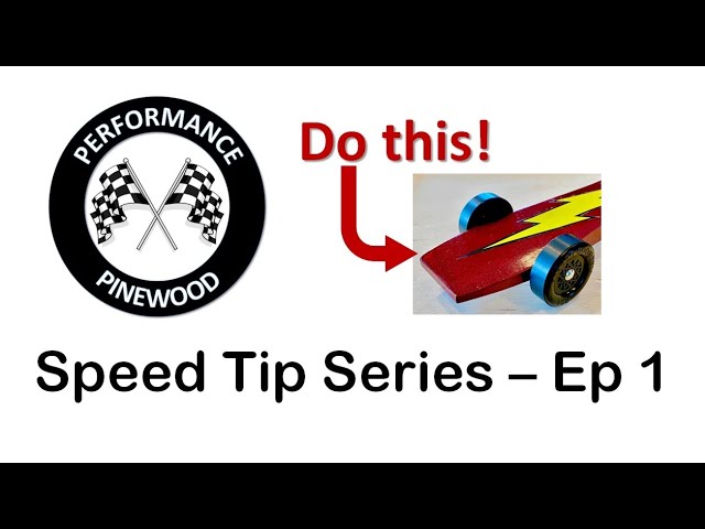 Five tips for fastest pinewood derby - weight examples 