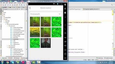 Android - Custom gallery to pick photos
