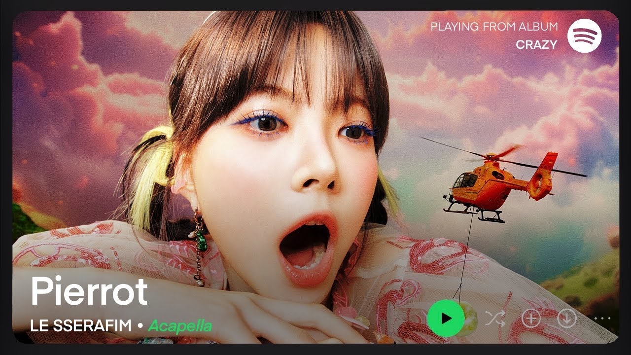 LE SSERAFIM — Pierrot (Clean Acapella/Vocals Only)