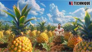 The Most Modern Agriculture Machines That Are At Another Level , How To Harvest Pineapple In Farm