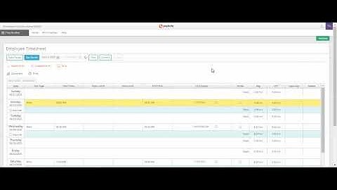 Time Sheet Approval in Paylocity
