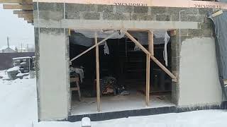 #8 Зима - #арболитовыйдом #дом #строительство #истриядома