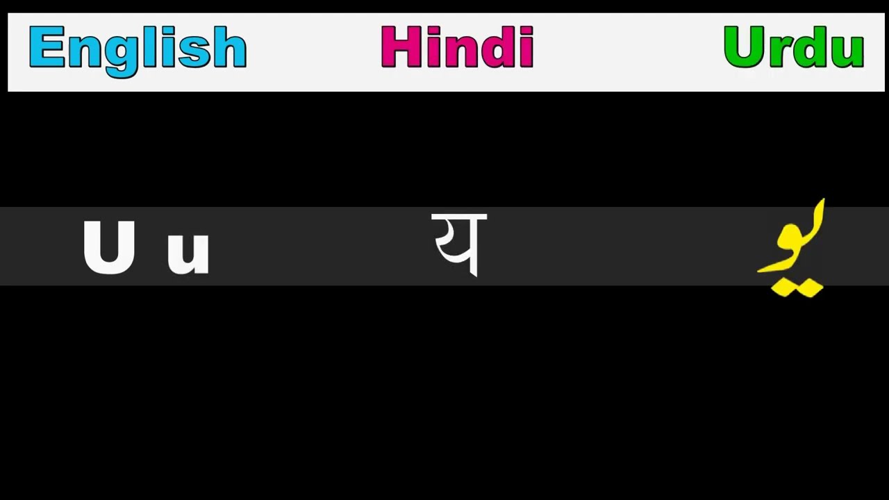 U Learning U In Hindi U In Urdu U In English U Typing YouTube U Learning U In Hindi U In Urdu U In English U Typing YouTube