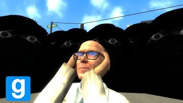 Getting Chased By 100 Angry Munci IN GMOD
