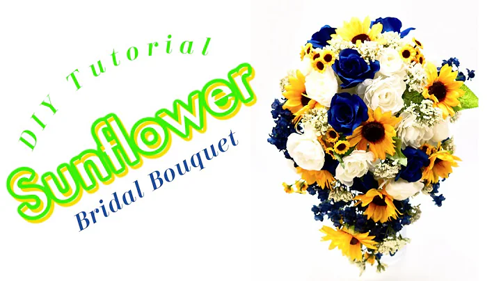 Gorgeous DIY Sunflower Wedding  Bouquet | Budget Wedding Ideas | DIY Tutorial