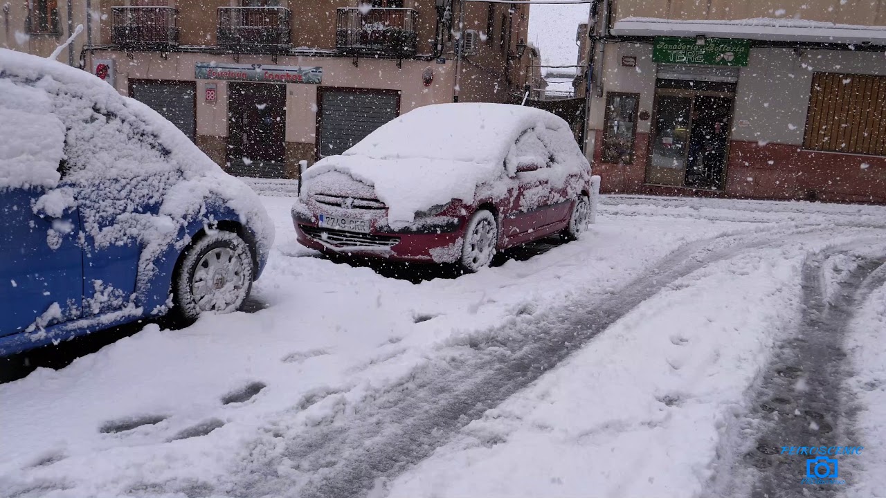 Temporal de nieve 20-1-20 Caudete, (Albacete)