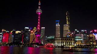 Невероятные виды города Шанхай с туристического маршрута на судне/ Китай/ река Хуанпу