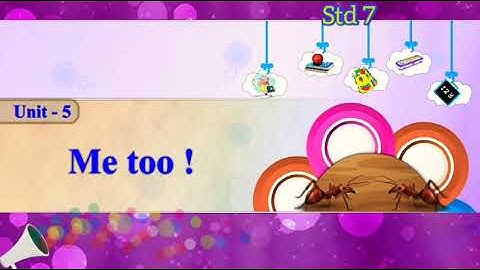 Std 7 English Unit 5 Activity 2 Sem 2