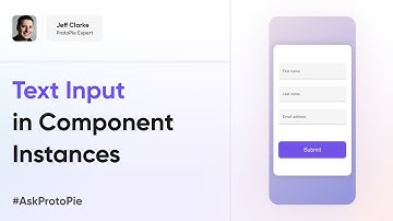 ProtoPie Tutorial | Detect Text Input in Component Instances with Send and Receive #AskProtoPie