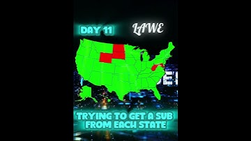 Trying to get a sub from each state Day 11 #geography #history #shorts #trending #capcut #mapping