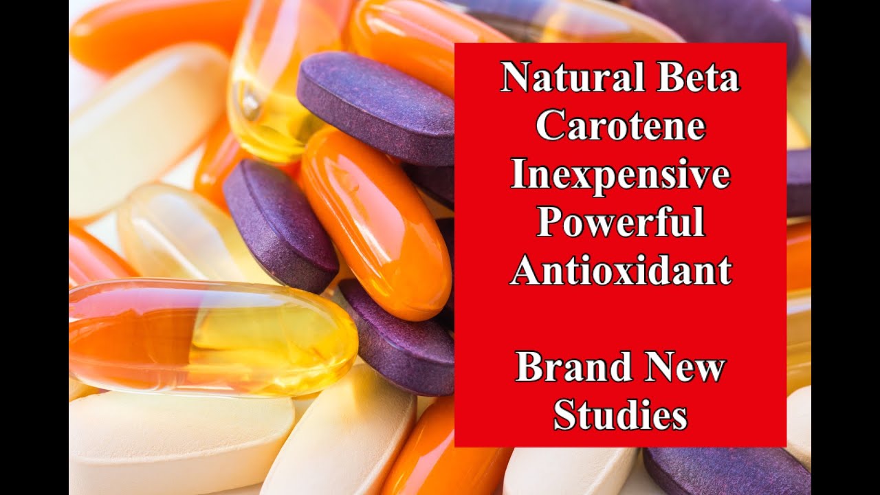 Natural Beta Carotene an Inexpensive Powerful Antioxidant Brand New