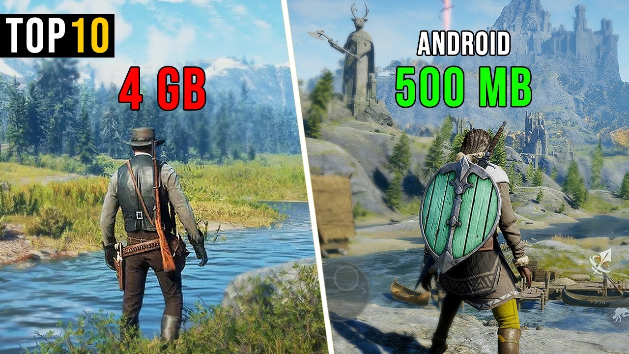 I Tried 10MB To 10GB Top OPEN WORLD SURVIVAL Games For Android 2026 