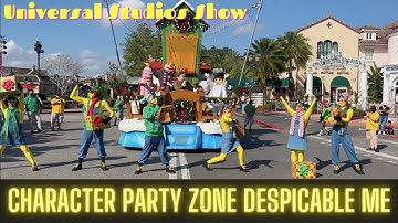 Character Party Zone | Despicable Me | Universal Studios Orlando | 4K