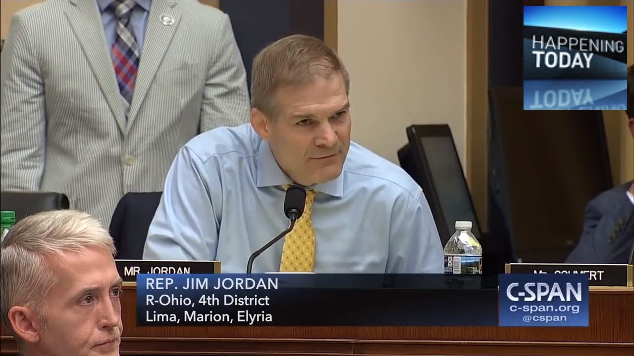 Jim Jordan Grills Rod Rosenstein YouTube