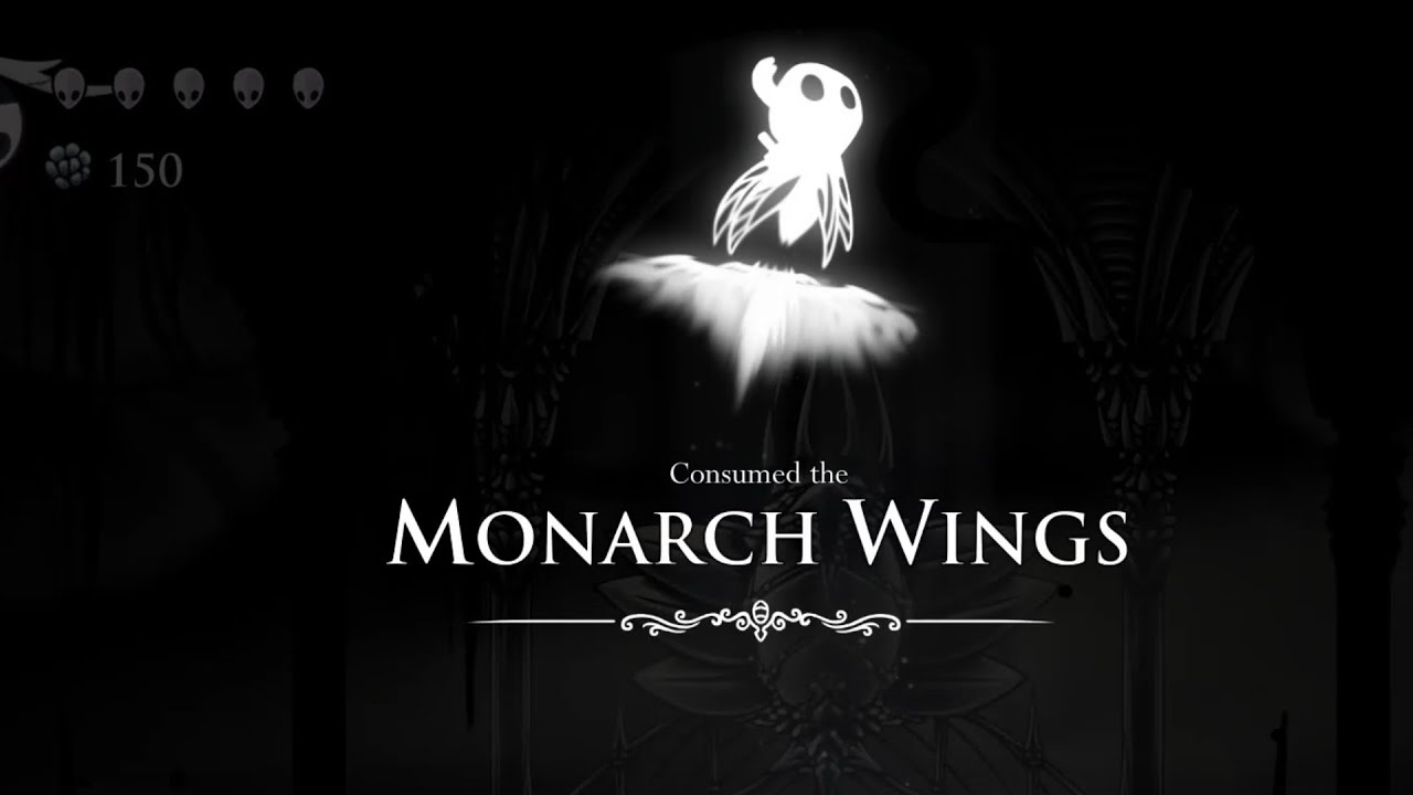 How To Get Double Jump (Monarch Wings) In Hollow Knight.