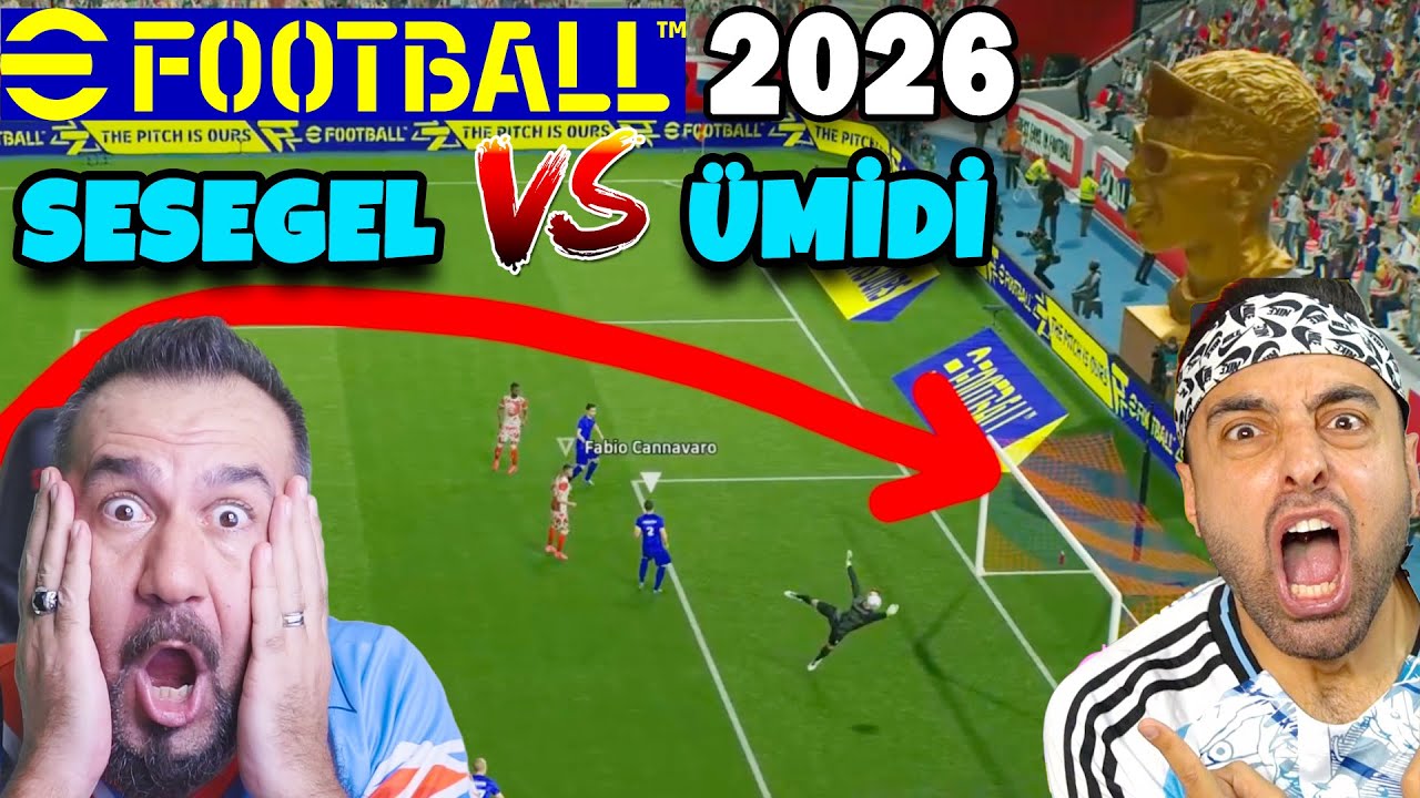SESEGEL vs ÜMİDİ eFootball 2026 10 SANİYE 4'LÜ CHALLENGE!