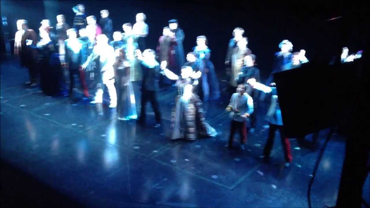 Elisabeth - Das Musical: Mark Seibert, Oliver Arno, Rory Six, Schlussapplaus