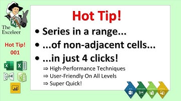 HotTip-001: Put a Series in a Range of Non-adjacent Cells in Just 4 Clicks!