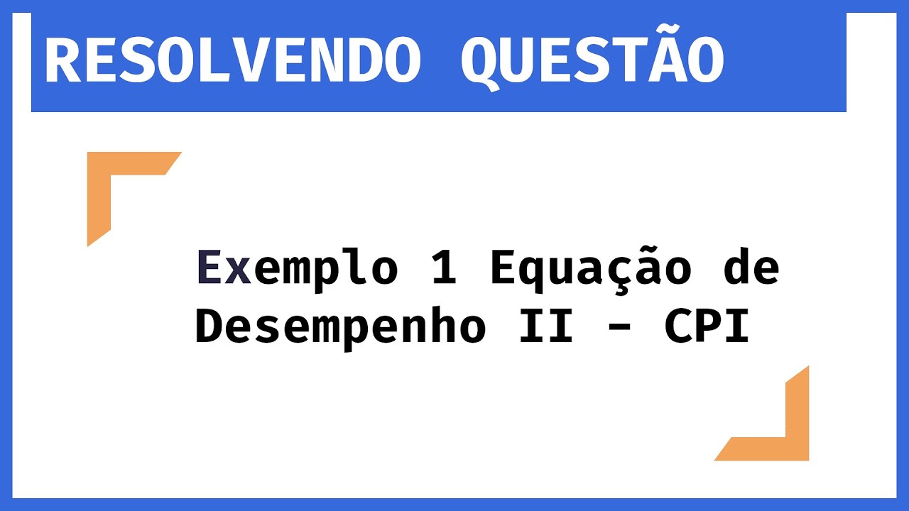 Entendendo Computação: Resolvendo Exemplo 1 da Equação de Desempenho II ...