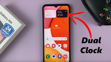 How To Add Dual Clock Widget On Samsung Galaxy A14